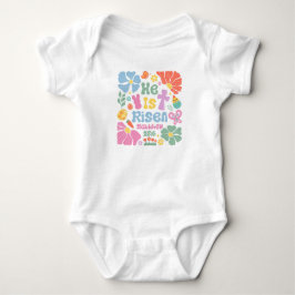 Body Para Bebê Páscoa Cristã Boho