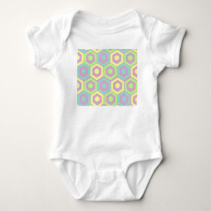 Body Para Bebê Páscoa Hexágonos