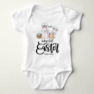 Body Para Bebê Páscoa Novo Nascer Personalizado Bebê Roupa