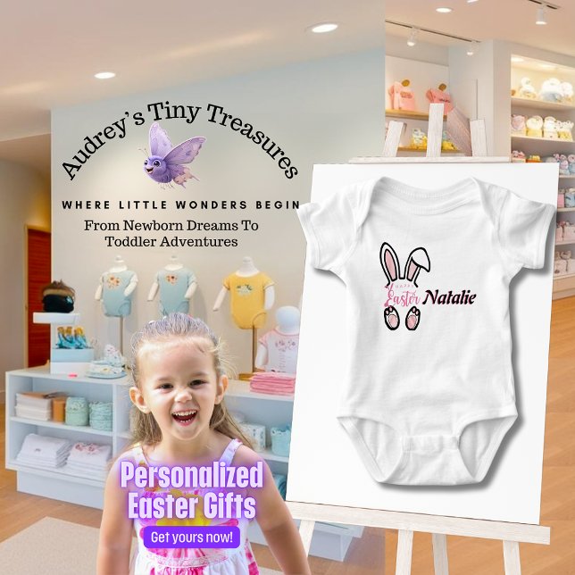 Body Para Bebê Páscoa Personalizada Bebê Roupa (Criador carregado)