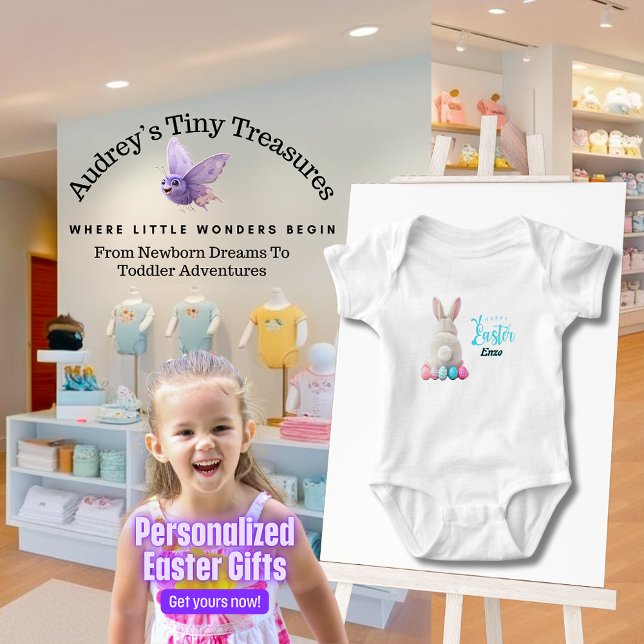 Body Para Bebê Páscoa Personalizada Bebê Roupa (Criador carregado)