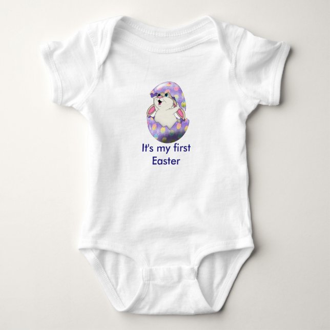 Body Para Bebê Páscoa Toddler Creeper (Frente)