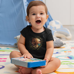 Body Para Bebê Passado Ecoou Menino Caprichoso e Bisonte