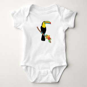 Body Para Bebê Pássaro de Toque
