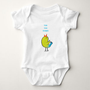 Body Para Bebê Pássaro do Tweet