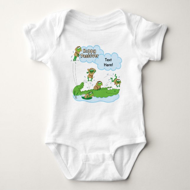 Body Para Bebê Passover Baby Bodyfit "Hoppy Passover" (Frente)