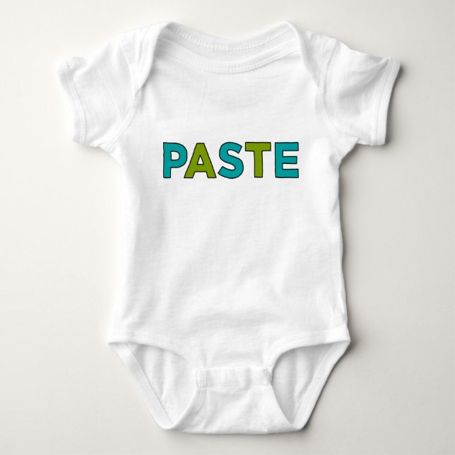 Body Para Bebê PASTE - Copiar e Colar para Gêmeos (Frente)