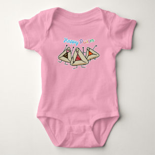 Body Para Bebê Pastelaria Sameach Oznei Haman
