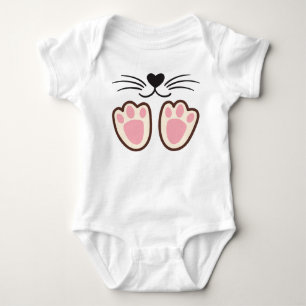 Body Para Bebê Patas bonitas de gatos