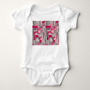 Body Para Bebê Patchwork digital com aquarela: padrão sem falhas