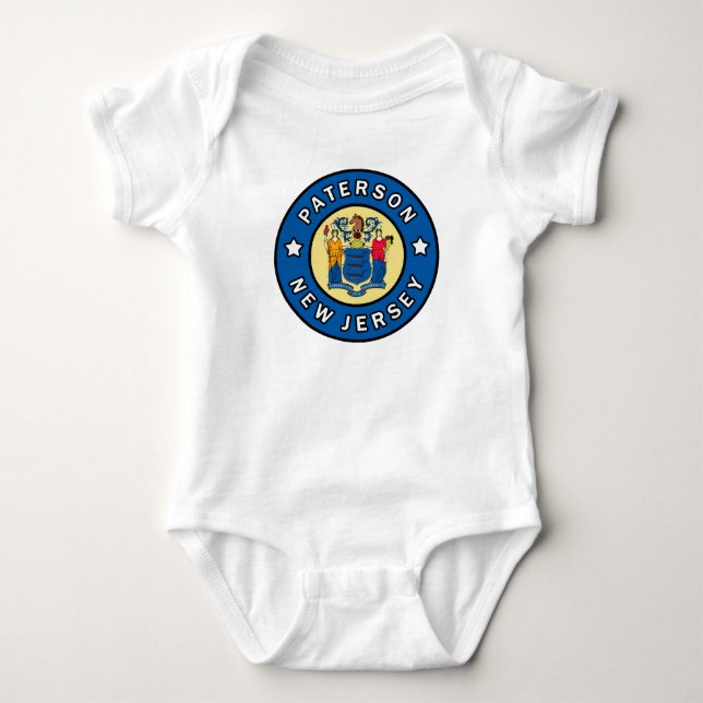 Body Para Bebê Paterson New Jersey (Frente)