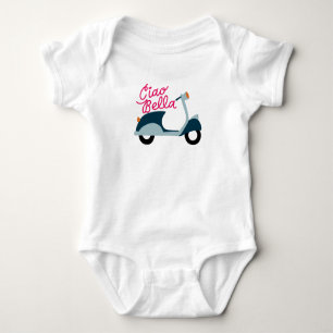 Body Para Bebê Patinete Ciao Bella Baby Bodysuit One