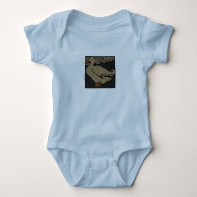 Body Para Bebê Pato (Frente)