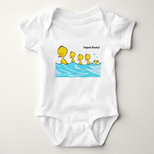 Body Para Bebê Pato Bobo Faz um Estardalhaço (Frente)