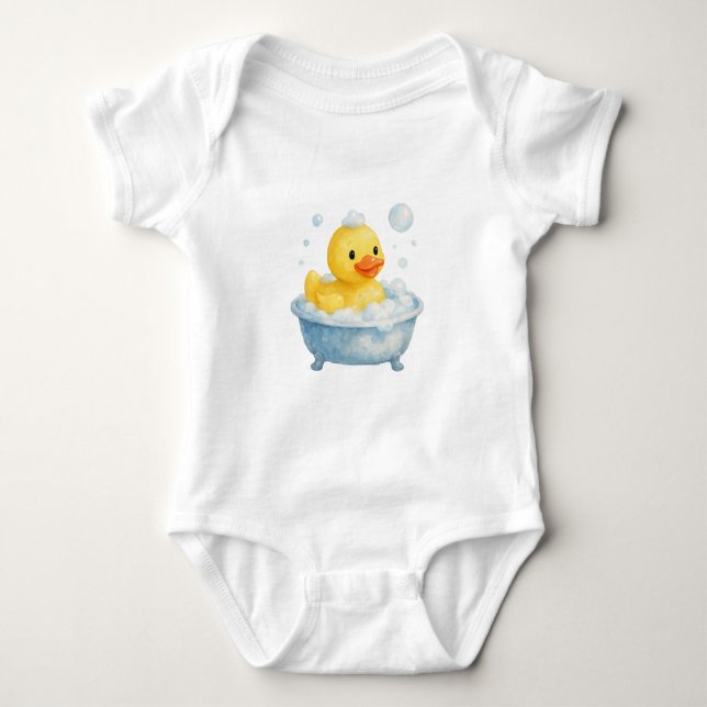 Body Para Bebê Pato de Banheira Splish Splash (Frente)