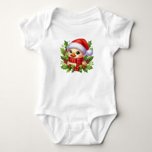 Body Para Bebê Pato de Papais noeis bonitos