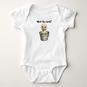 Body Para Bebê Pato no Balde
