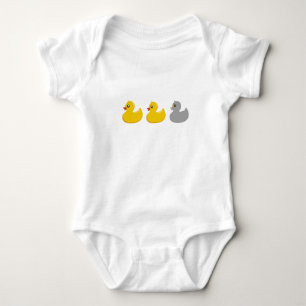 Body Para Bebê Pato, pato, pato cinzento T Shirts.png