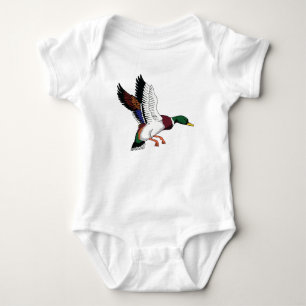 Body Para Bebê Pato selvagem do vôo