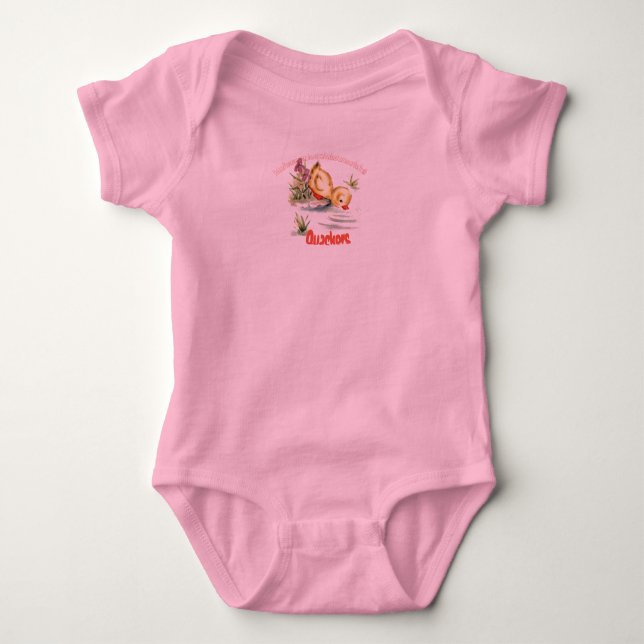 Body Para Bebê "Patos" (Frente)