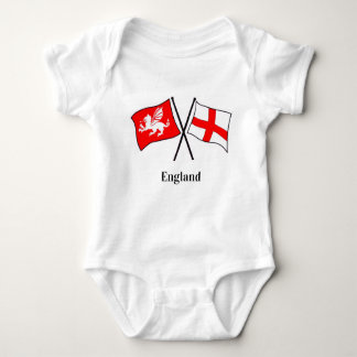 Body Para Bebê Patriota Inglês Babygro