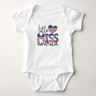 BODY PARA BEBÊ PATRIÓTICO VERMELHO BRANCO AZUL PEQUENO SENHORA AM