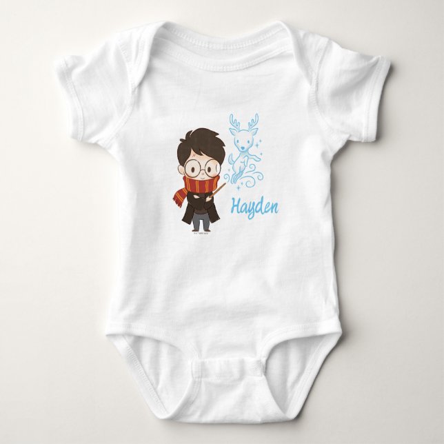 Body Para Bebê Patronus Chibi HARRY POTTER™ (Frente)