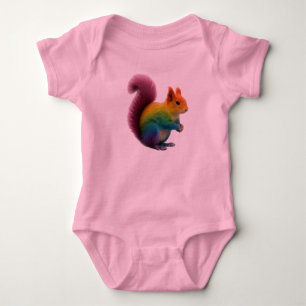 Body Para Bebê Pau de Pele Arco-Íris Colorido
