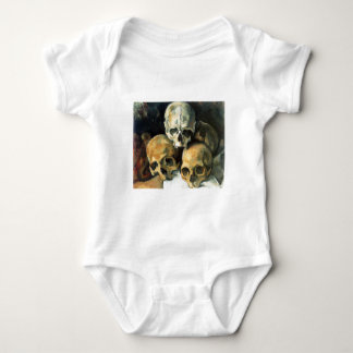 Body Para Bebê Paul Cézanne - pirâmide dos crânios