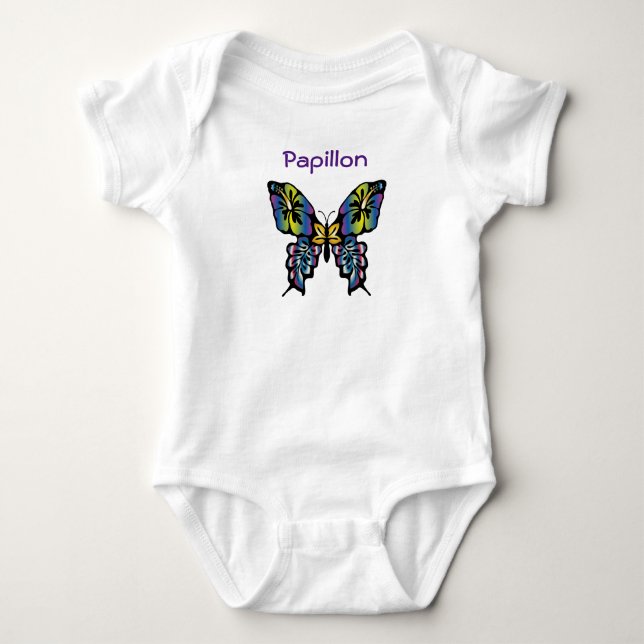 Body Para Bebê Pavão (Frente)