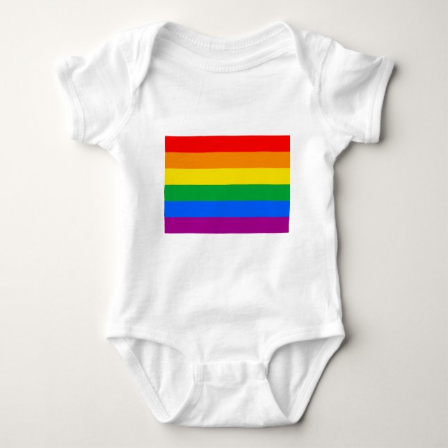BODY PARA BEBÊ PAVILHÃO OFICIAL ORGULHO GAY (Frente)