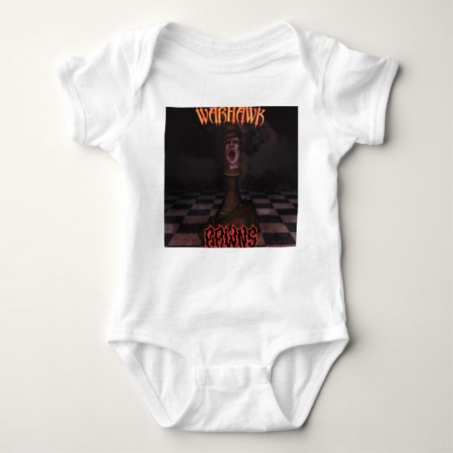 BODY PARA BEBÊ PAWNS BABY BODYSUIT (Frente)