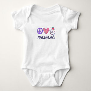 Body Para Bebê Paz Amor APRN