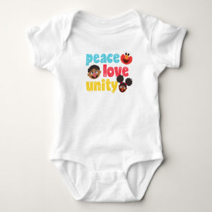 Body Para Bebê Paz e Amor Unidade