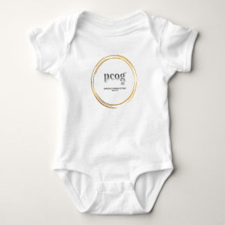 Body Para Bebê pcog baby bodysuit WHISPY GOLD CIR words+scripture