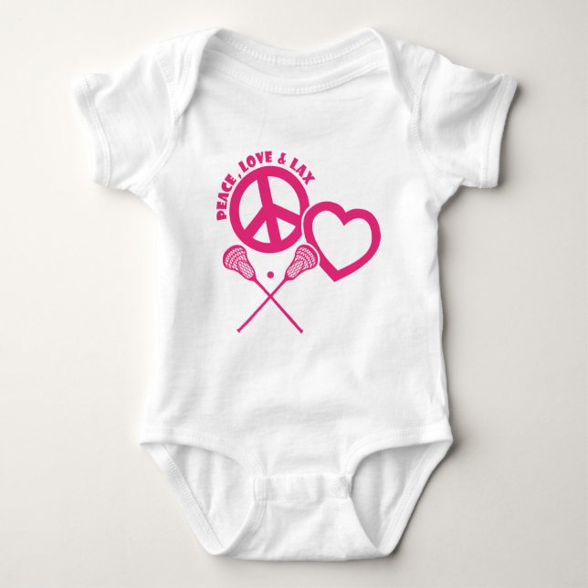 BODY PARA BEBÊ PEACE-LOVE-LAX (Frente)