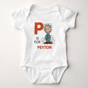 Body Para Bebê PEANUTS   Caneta Personalizada