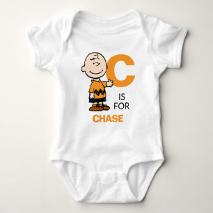 Body Para Bebê PEANUTS   Charlie Brown personalizado