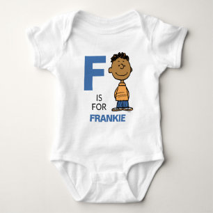 Body Para Bebê PEANUTS   Franklin personalizado