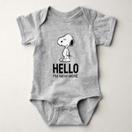 Body Para Bebê Peanuts Snoopy | |'m New Here