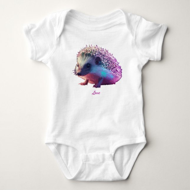Body Para Bebê Pearl the Hedgehog T Shirt (Frente)