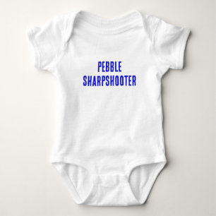 Body Para Bebê Pebble Sharpshooter - Azul-macarrão-bebê