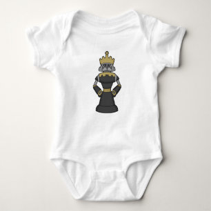Body Para Bebê Peça de xadrez King Crown Chess