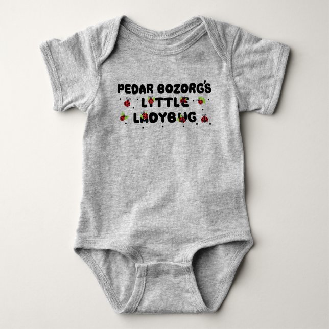 Body Para Bebê Pedar Bozorg's Little Ladybug - Cute  (Frente)