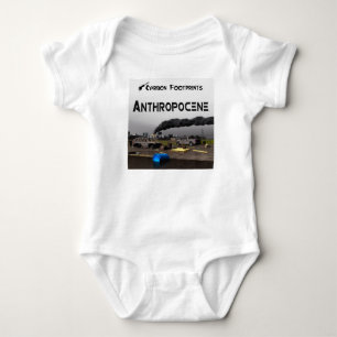 Body Para Bebê Pegadas de carbono - Antropoceno