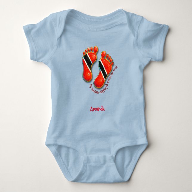 Body Para Bebê Pegadas S2 Bebê CorpoSuit- Trini (Frente)
