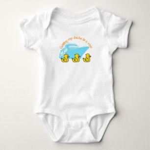 Body Para Bebê Pegando Meus Patos Cruzeiros Em Uma Fila