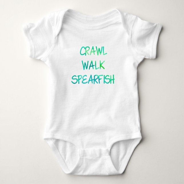 Body Para Bebê Peixe-lagosta Marcha Verde (Frente)