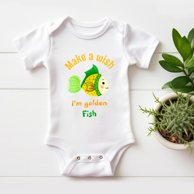 Body Para Bebê peixe ouro (Criador carregado)