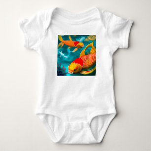 Body Para Bebê Peixes